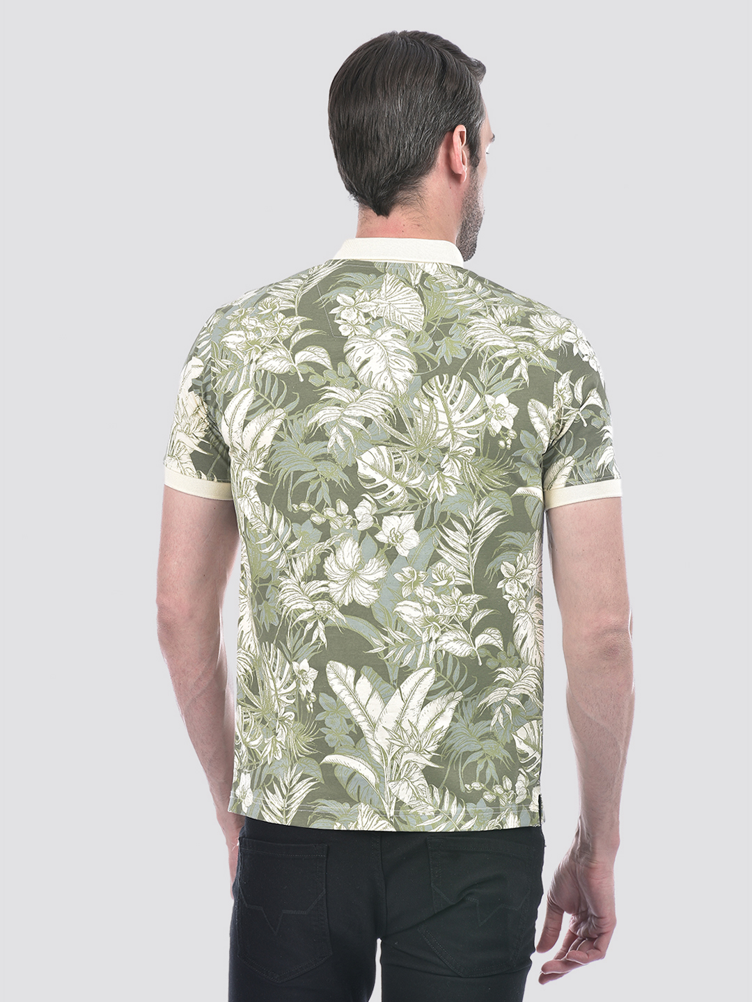 Numero Uno Men Tropical Print Multicolor T-Shirt